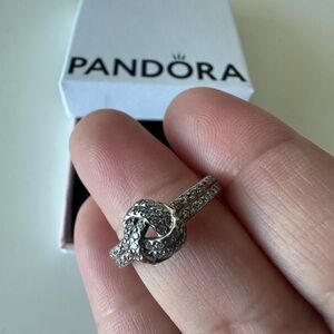 Pandora Shimmering Knot Ring